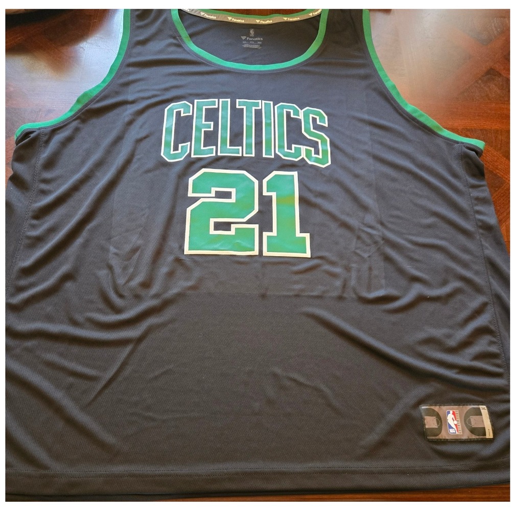 Fanatics Boston Celtics Chappell 21 NBA Basketball Jersey Mens 3XL Black Green